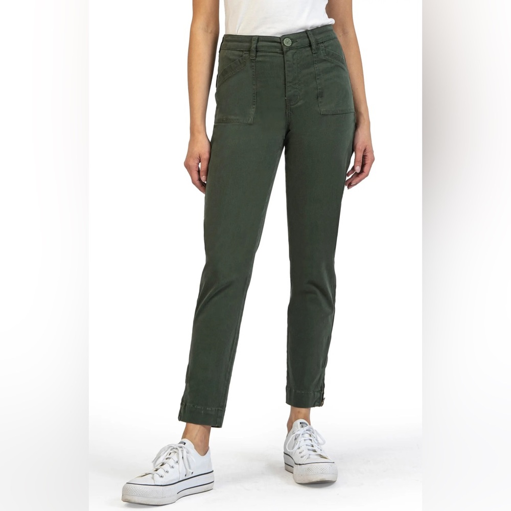 Kut from the Kloth Chris high waist ankle slim straight leg pants